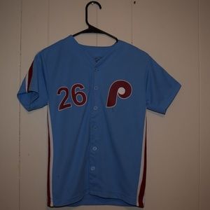 VINTAGE Chase Utley Phillies MLB Jersey
